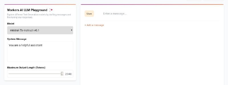 Workers AI LLM Playground 在线体验主流开源大模型💡简介无需登录注册，在线体验三十余款主流开源模型
