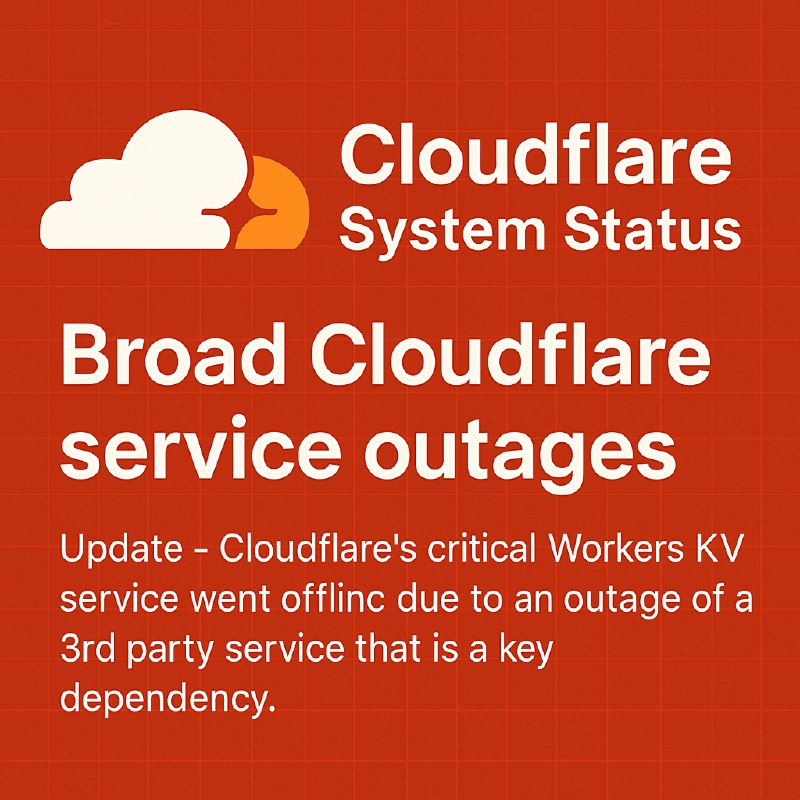 Cloudflare 服务 6.13 大规模故障