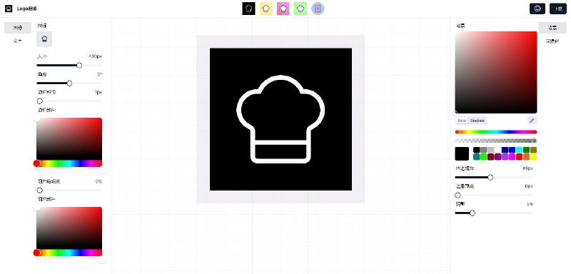 #RePost #Design #Tool #URL🖌 **LogoCook - 在线免费 Logo 生成工具**▎网站功能