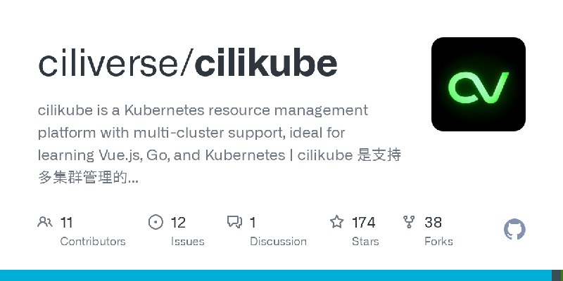 GitHub - ciliverse/cilikube: cilikube is a Kubernetes resource management platform with multi-cluster support, ideal for learning…
