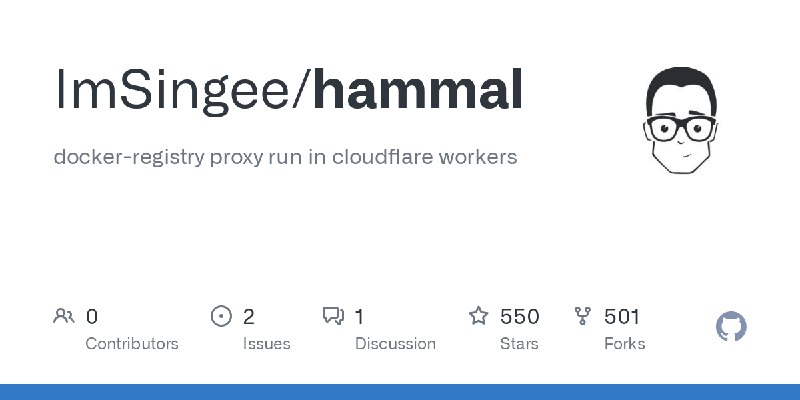 GitHub - ImSingee/hammal: docker-registry proxy run in cloudflare workers