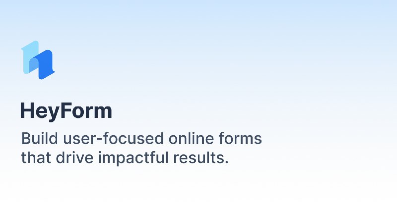 GitHub - heyform/heyform: HeyForm is an open-source form builder that allows anyone to create engaging conversational forms for…
