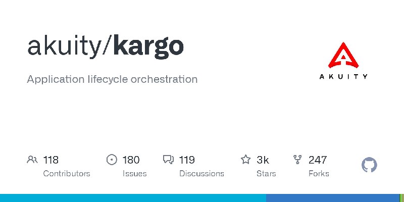 GitHub - akuity/kargo: Application lifecycle orchestration