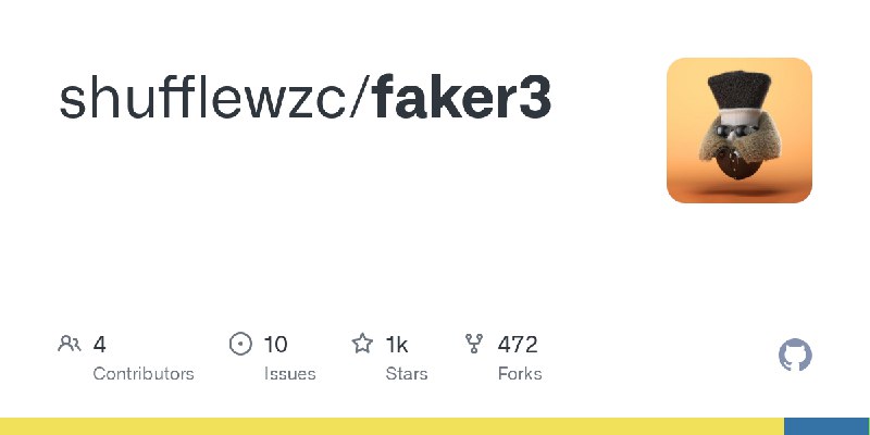 GitHub - shufflewzc/faker3