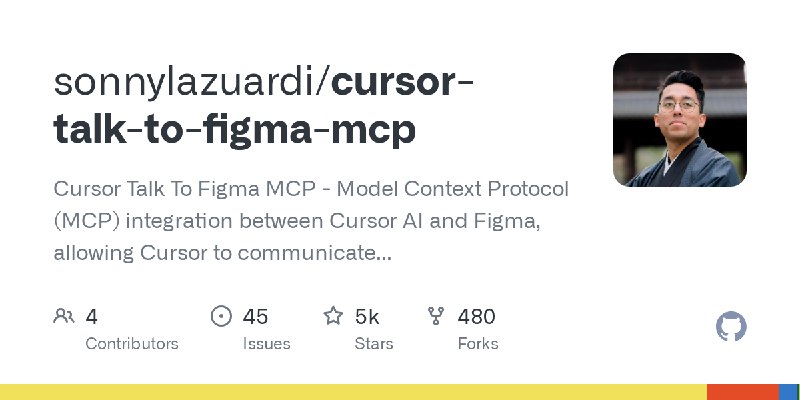 GitHub - sonnylazuardi/cursor-talk-to-figma-mcp: Cursor Talk To Figma MCP -  Model Context Protocol (MCP) integration between Cursor…