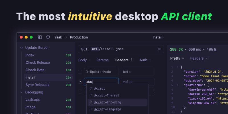 Yaak – The most intuitive desktop API client