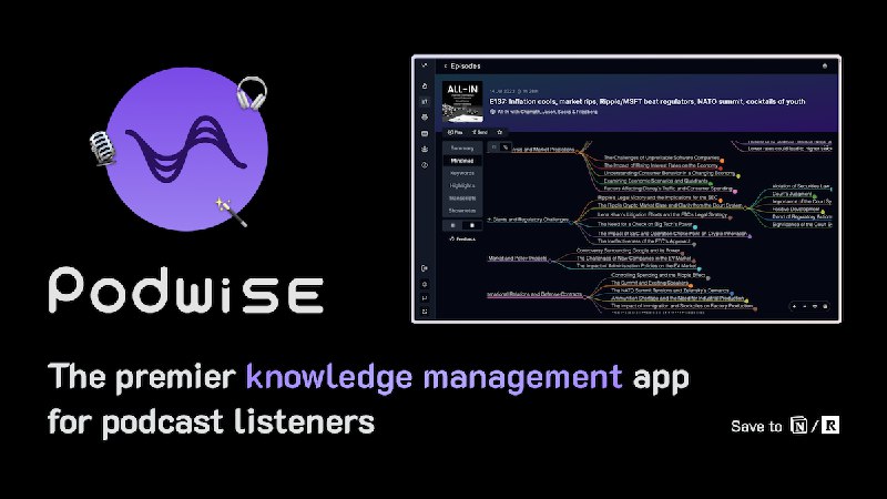 Podwise - Podcast knowledge at 10x speed