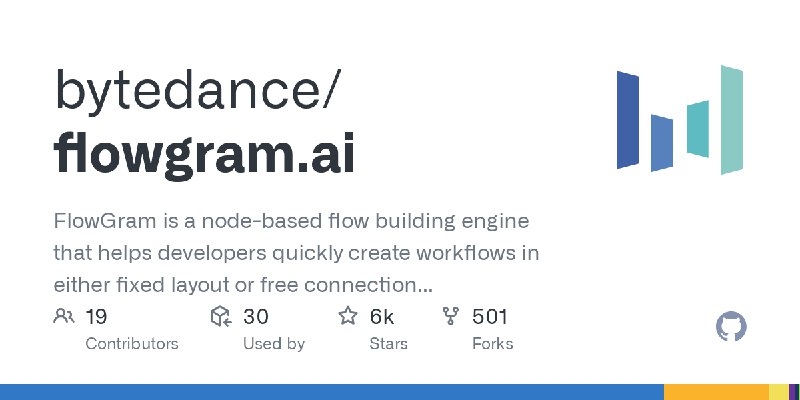GitHub - bytedance/flowgram.ai: FlowGram is a node-based flow building engine that helps developers quickly create workflows in…