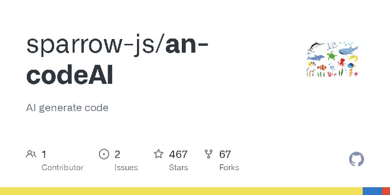GitHub - sparrow-js/an-codeAI: AI generate code
