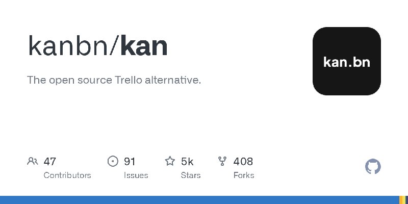 GitHub - kanbn/kan: The open source Trello alternative.