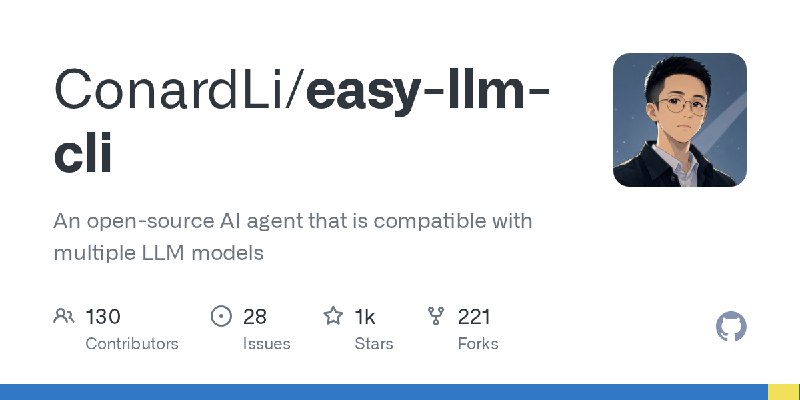 GitHub - ConardLi/easy-llm-cli: An open-source AI agent that is compatible with multiple LLM models