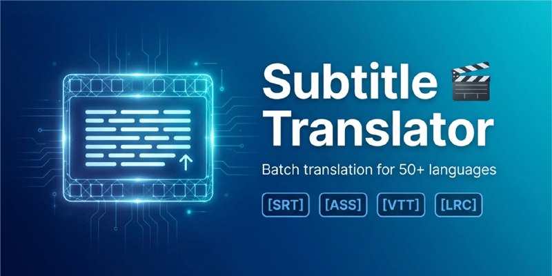 GitHub - rockbenben/subtitle-translator: ⚡ Blazing-fast batch subtitle translation, .srt/.ass/.vtt/.lrc, 17+ LLM providers ·  批量字幕翻译，支持…