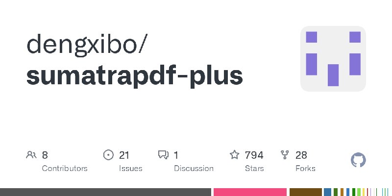 GitHub - dengxibo/sumatrapdf-plus