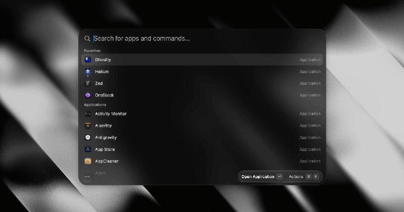 Tinycast — a tiny, native macOS launcher