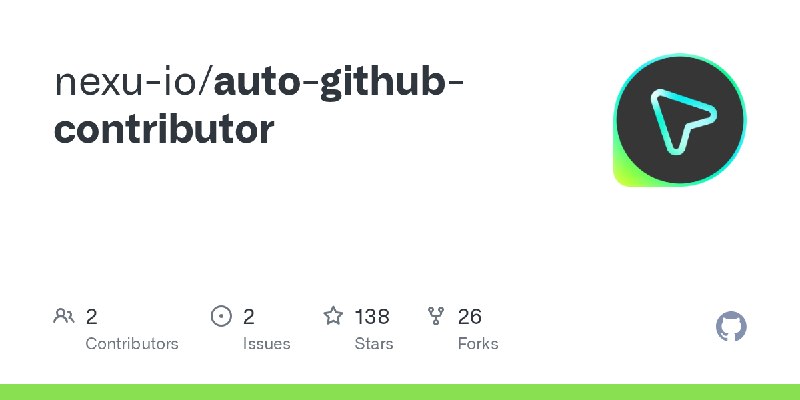 GitHub - nexu-io/auto-github-contributor