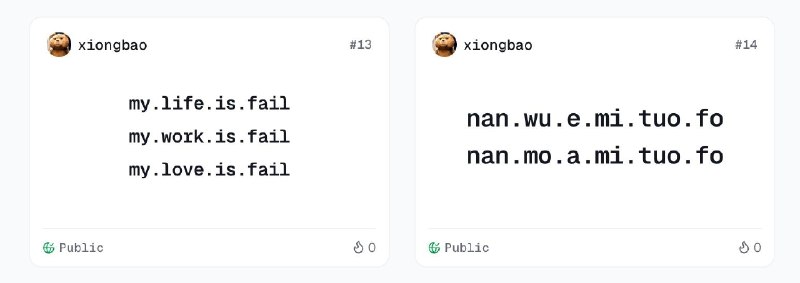 这个叫 xiongbao 的网友真会玩，DNS 也这么酷