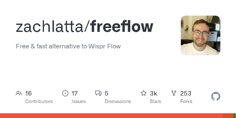 GitHub - zachlatta/freeflow: Free & fast alternative to Wispr Flow