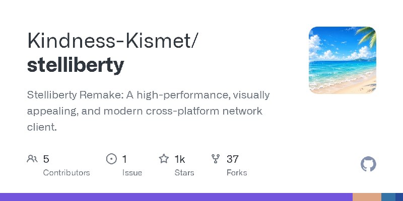 GitHub - Kindness-Kismet/stelliberty: Stelliberty Remake: A high-performance, visually appealing, and modern cross-platform network…