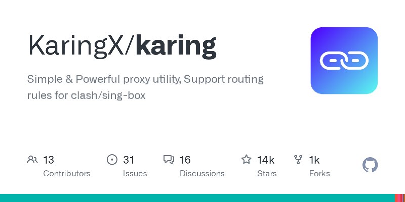 GitHub - KaringX/karing: Simple & Powerful proxy utility, Support routing rules for clash/sing-box