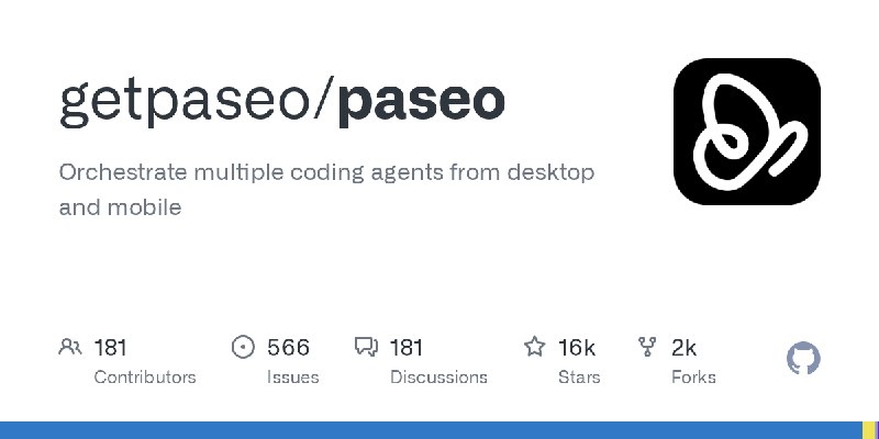 GitHub - getpaseo/paseo: Orchestrate multiple coding agents from desktop and mobile