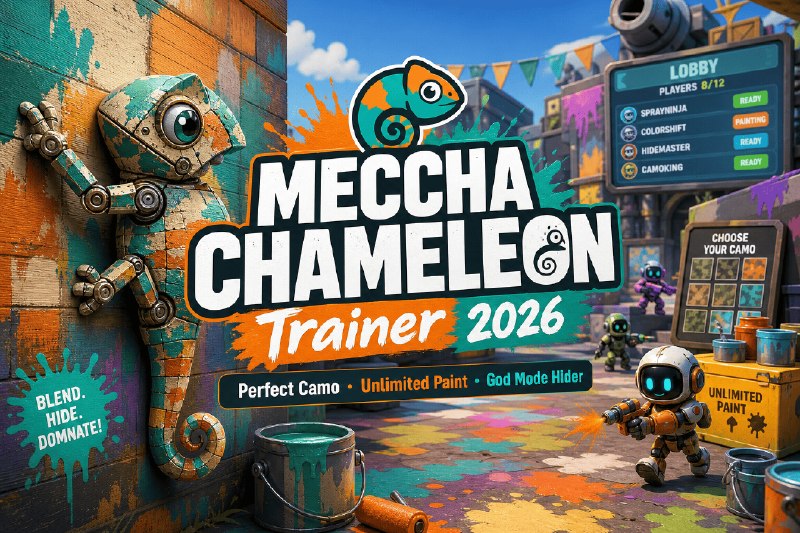 GitHub - lanxiuyun/lazyeat: MECCHA CHAMELEON Trainer 2026 — Perfect Camo Hack, Unlimited Paint, God Mode Hider, Instant Seek. External…