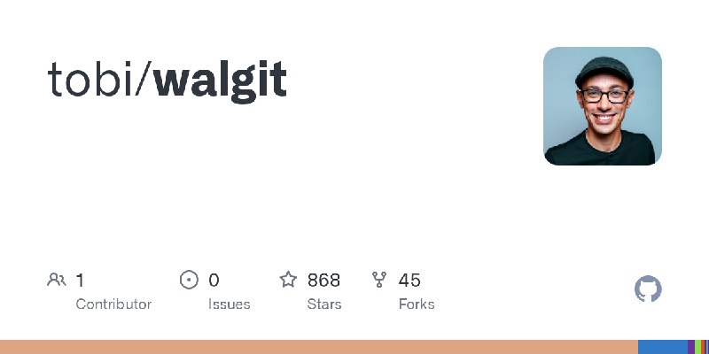 GitHub - tobi/walgit