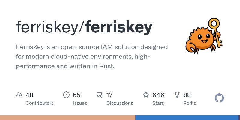 GitHub - ferriskey/ferriskey: FerrisKey is an open-source IAM solution designed for modern cloud-native environments, high-performance…