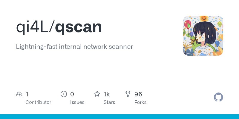 GitHub - qi4L/qscan: Lightning-fast internal network scanner
