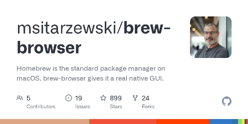 GitHub - msitarzewski/brew-browser: Homebrew is the standard package manager on macOS. brew-browser gives it a real native GUI.