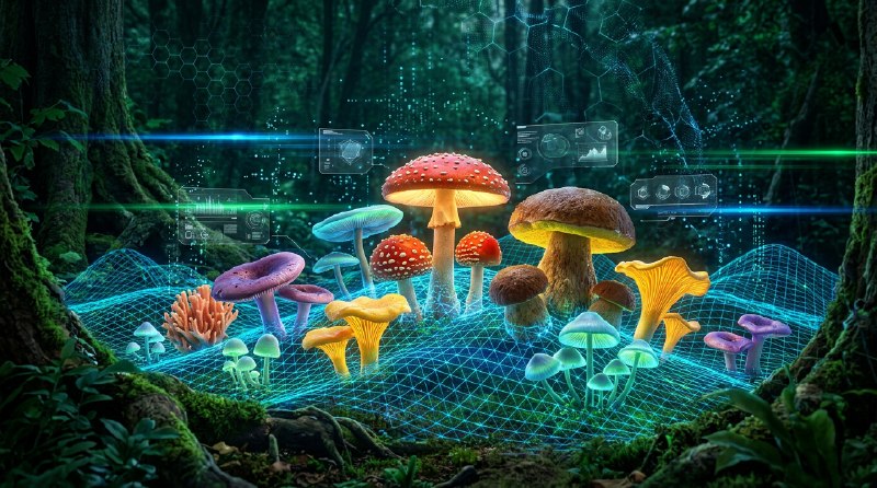 数字云南 · 真菌王国 | 云南野生蘑菇3D图鉴