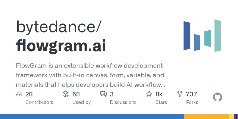 GitHub - bytedance/flowgram.ai: FlowGram is an extensible workflow development framework with built-in canvas, form, variable,…