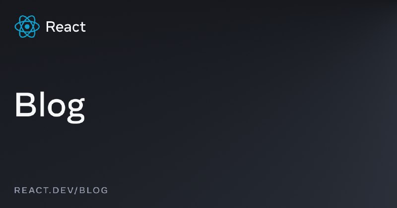 React v19 – React