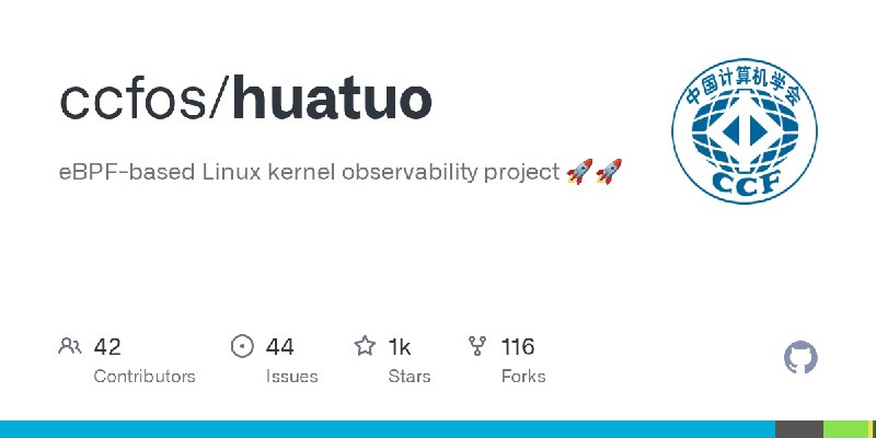 GitHub - ccfos/huatuo: eBPF-based Linux kernel observability project 🚀🚀