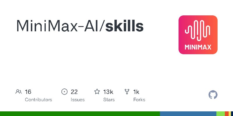 GitHub - MiniMax-AI/skills