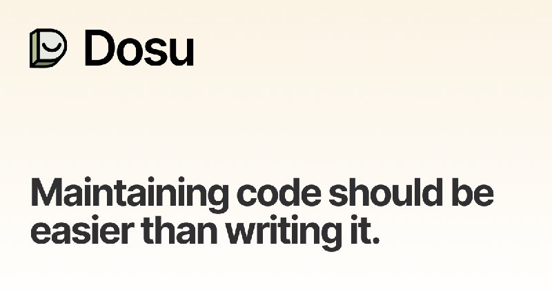 Dosu - AI Documentation & Knowledge Automation