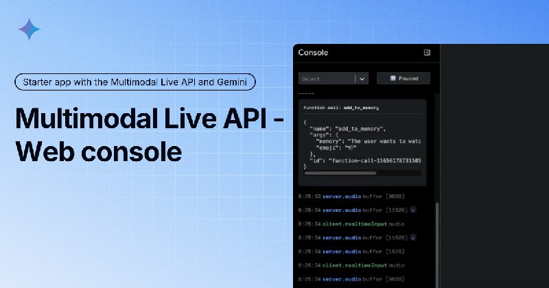 GitHub - google-gemini/live-api-web-console: A react-based starter app for using the Live API over websockets with Gemini