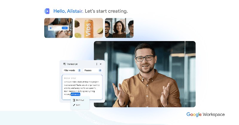 Google Vids: AI-Powered Video Creator and Editor | Google Workspace
