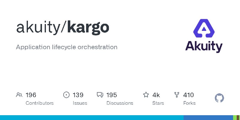 GitHub - akuity/kargo: Application lifecycle orchestration