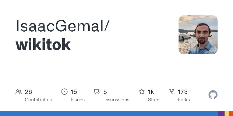 GitHub - IsaacGemal/wikitok