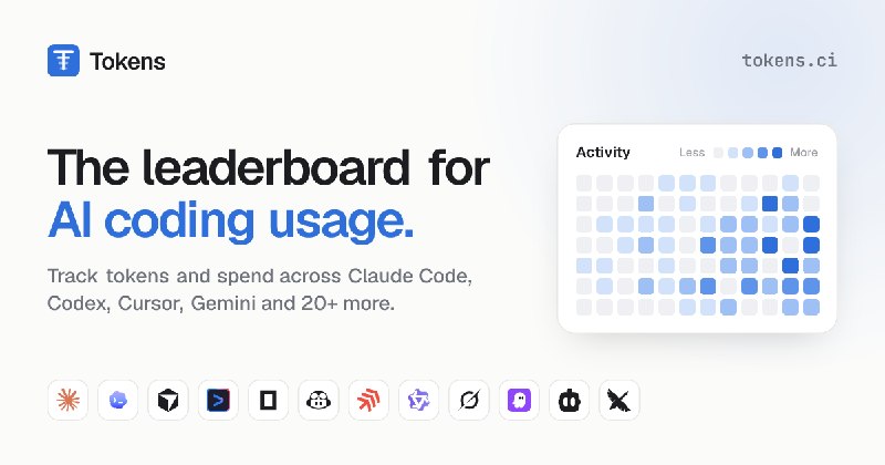 Tokens - AI Token Usage Tracker & Leaderboard