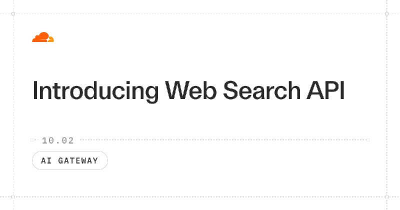 Introducing Web Search API · Changelog