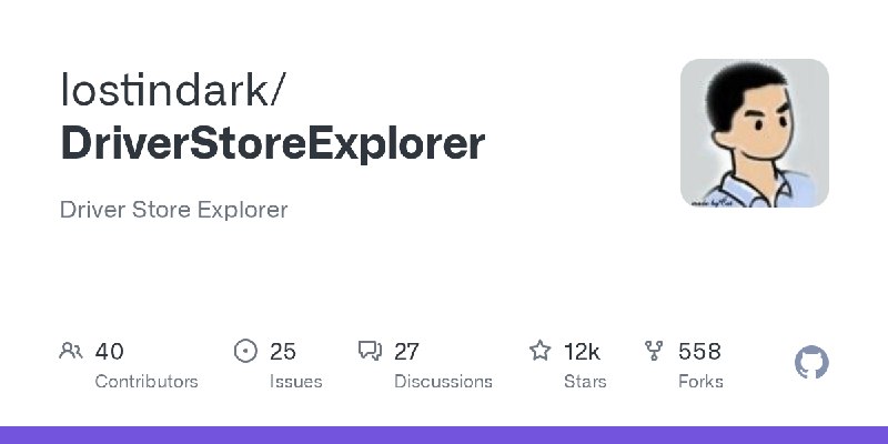GitHub - lostindark/DriverStoreExplorer: Driver Store Explorer