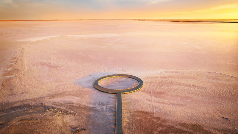 #Bing_Wallpaper大地之盐泰瑞尔湖，维多利亚州，澳大利亚 (© Monica Bertolazzi/Getty Images)4K