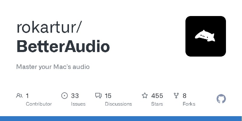 GitHub - rokartur/BetterAudio: Master your Mac’s audio