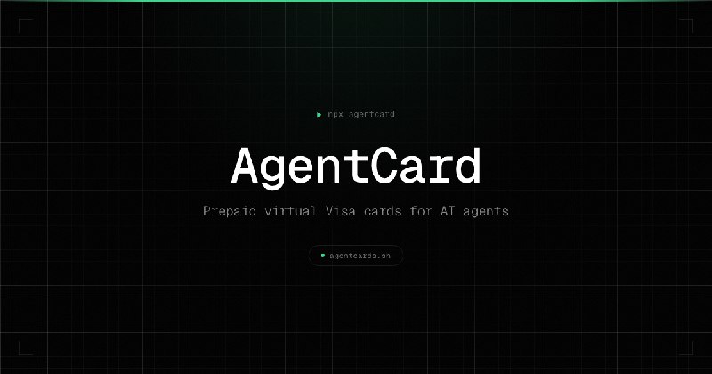 Agentcard. Give your AI agent a debit card