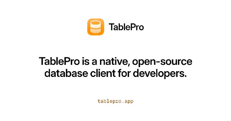 TablePro: native database client for Mac, iPhone and iPad
