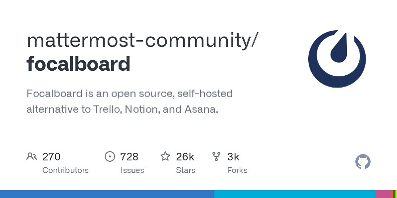 GitHub - mattermost-community/focalboard: Focalboard is an open source, self-hosted alternative to Trello, Notion, and Asana.