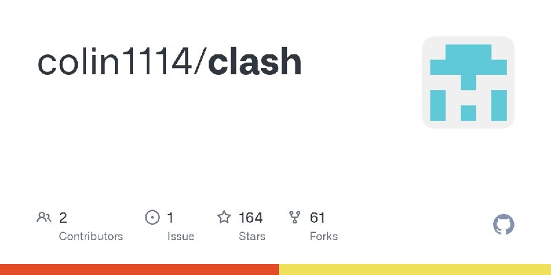 GitHub - colin1114/clash