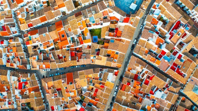 🖼 俯瞰大地拼图#Bing_Wallpaper俯瞰大地拼图奥尔韦拉航拍图，安达卢西亚，西班牙 (© Marco Bottigelli/Getty Images)4K | 1080P
