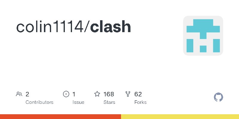 GitHub - colin1114/clash